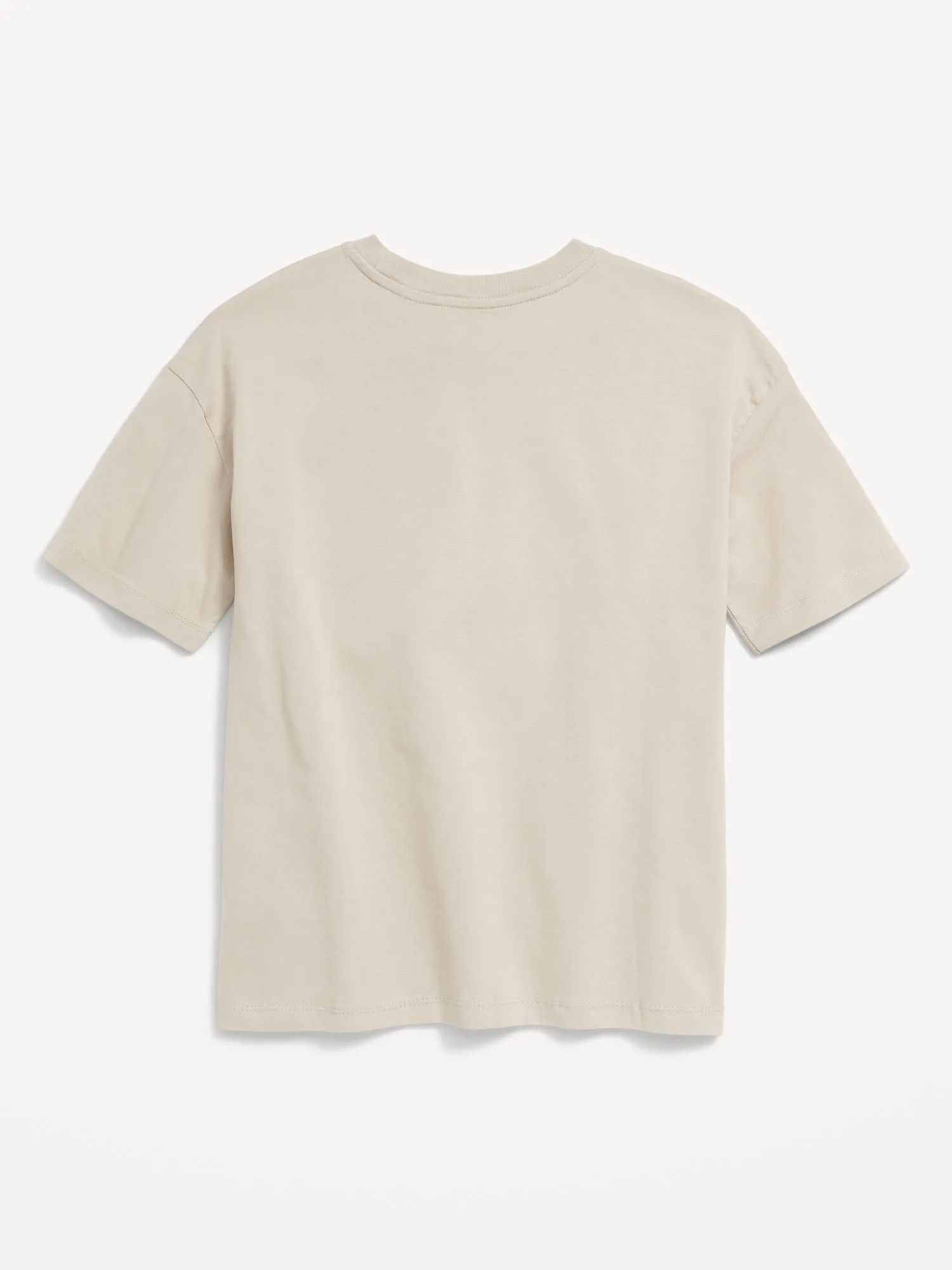 Oversized Short-Sleeve Pocket T-Shirt for Boys