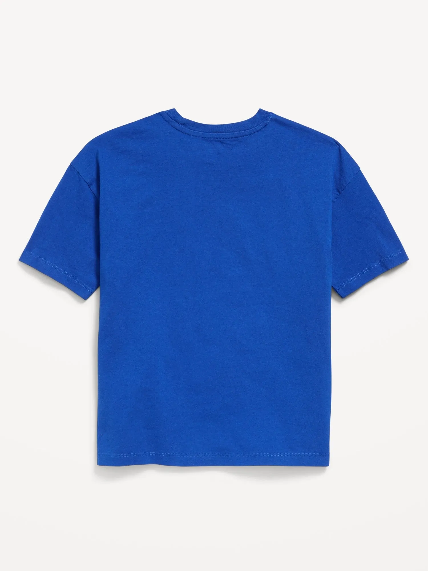 Oversized Short-Sleeve Pocket T-Shirt for Boys