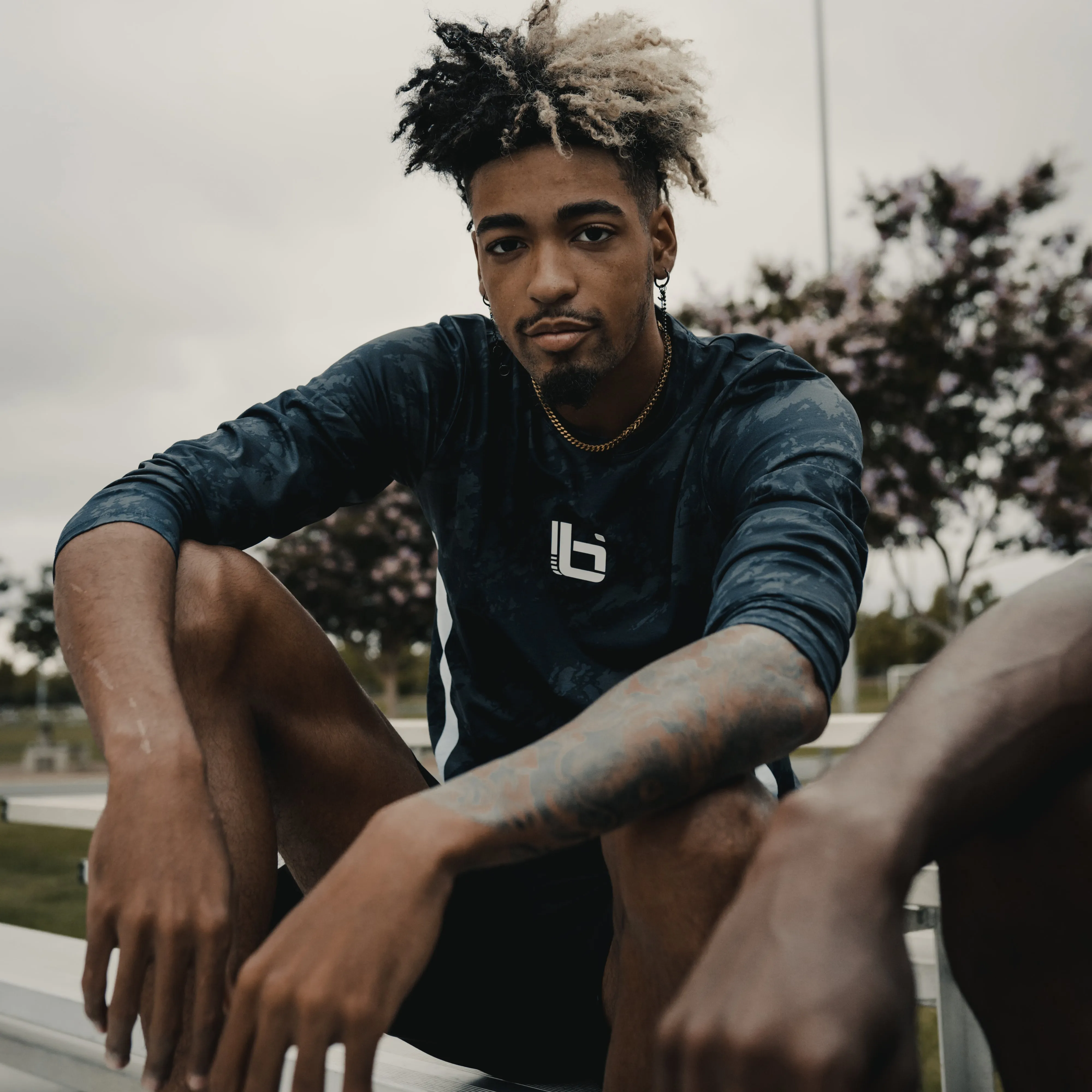 P1 Workout L/S Tee in Black Ballislife
