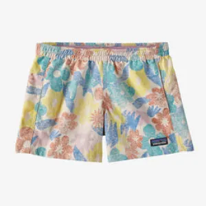 Patagonia Kids' Baggies Shorts 4" - Unlined - Channeling Spring: Natural