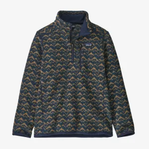 Patagonia Kids' Better Sweater 1/4-Zip Fleece - Mountain Peak: New Navy