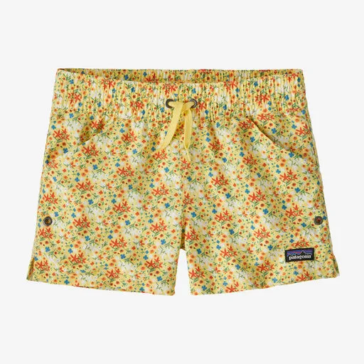 Patagonia Kids' Costa Rica Baggies Shorts 3" - Unlined - Little Isla: Milled Yellow