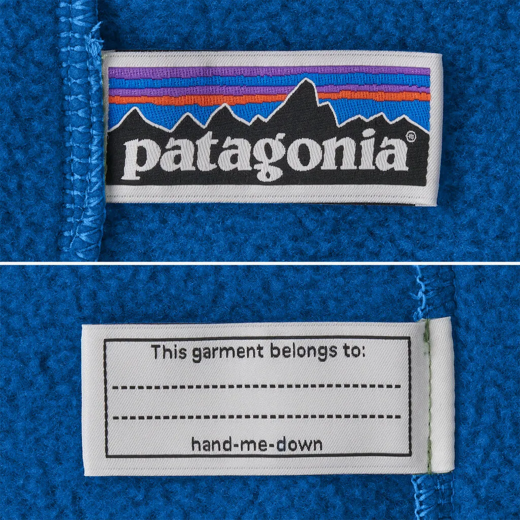 Patagonia Kids' Lightweight Synchilla Snap-T Fleece Pullover - Across Oceans: Pitch Blue