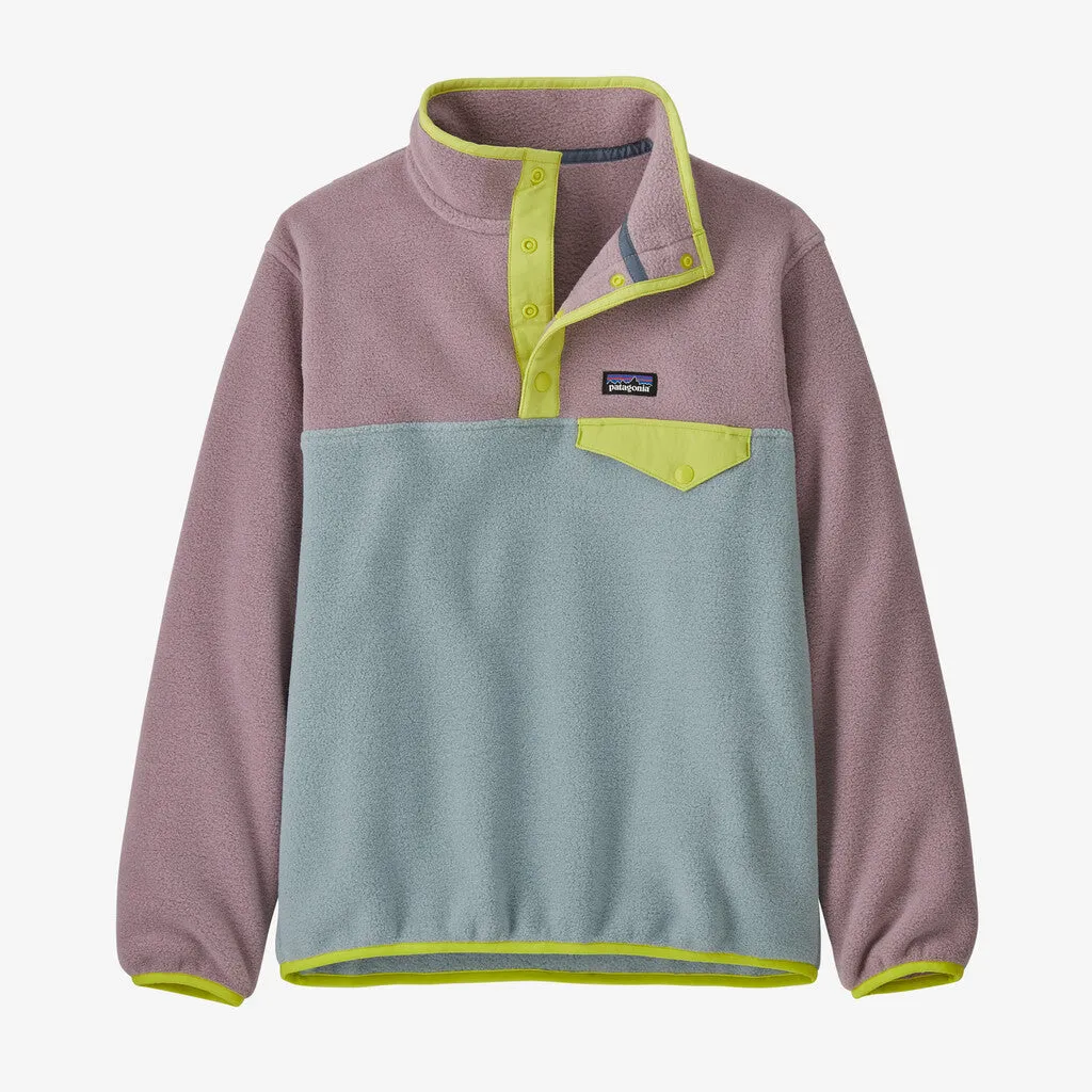 Patagonia Kids' Lightweight Synchilla Snap-T Fleece Pullover - Thermal Blue