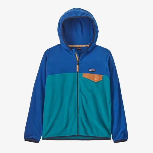 Patagonia Kids' Micro D Snap-T Fleece Jacket - Belay Blue