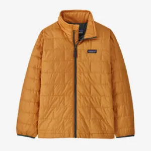 Patagonia Kids' Nano Puff Brick Quilted Jacket - Dried Mango