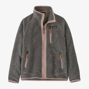 Patagonia Kids' Retro Pile Fleece Jacket - Salt Grey