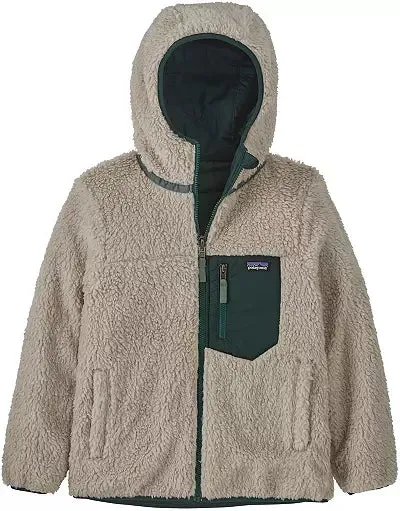 Patagonia Kids' Reversible Ready Freddy Hoody - Northern Green
