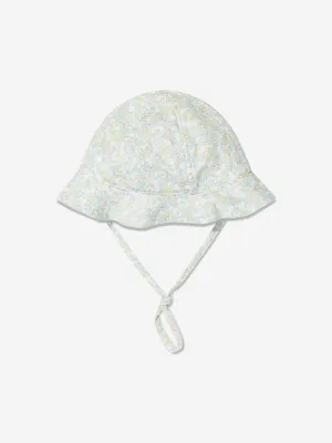 Paz Rodriguez Baby Girls Floral Hat in Green