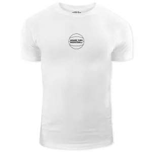 Performance Compression T-Shirt - White Bigger Than Basketball,
