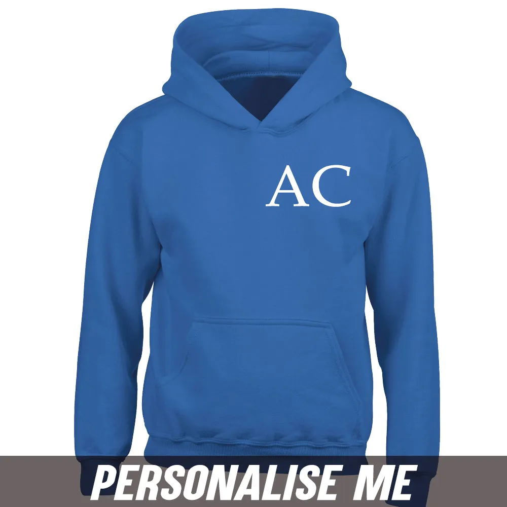 Personalised Initial Junior Hoodie 00 (MRK X)
