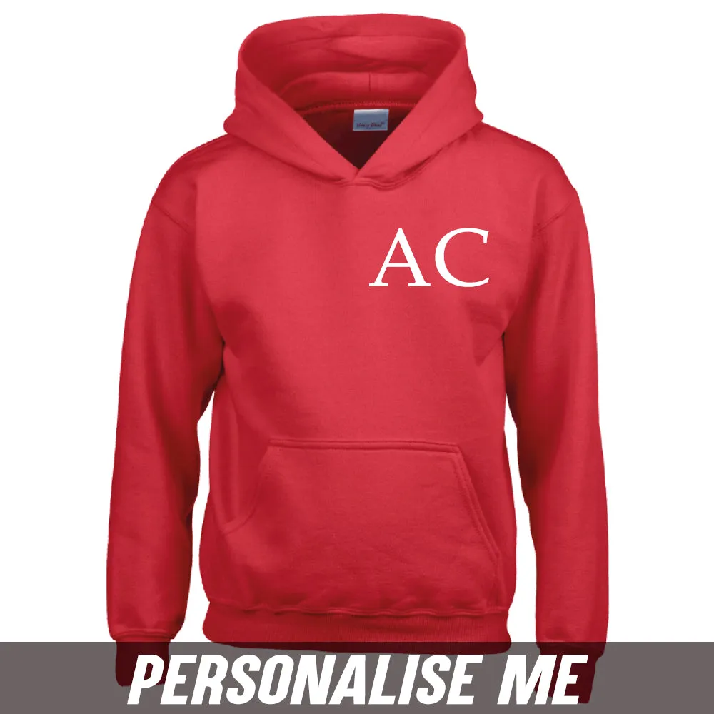 Personalised Initial Junior Hoodie 00 (MRK X)