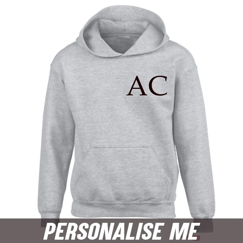 Personalised Initial Junior Hoodie 00 (MRK X)