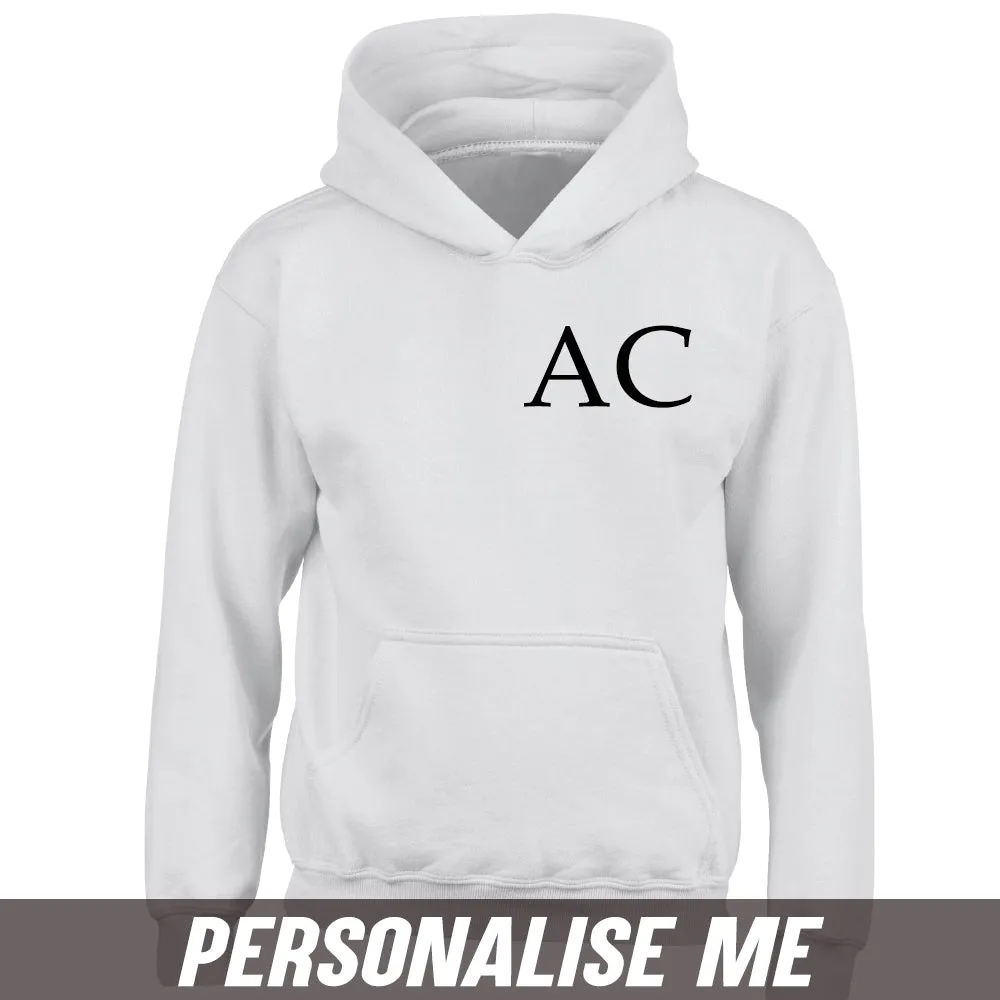 Personalised Initial Junior Hoodie 00 (MRK X)