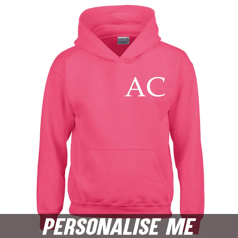 Personalised Initial Junior Hoodie 00 (MRK X)