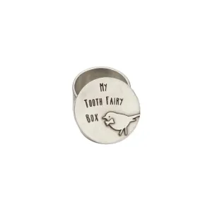 PEWTER TOOTH FAIRY BOX (BIRD)