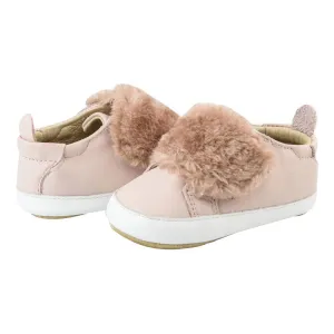 Pink Bambini Fur Sneakers