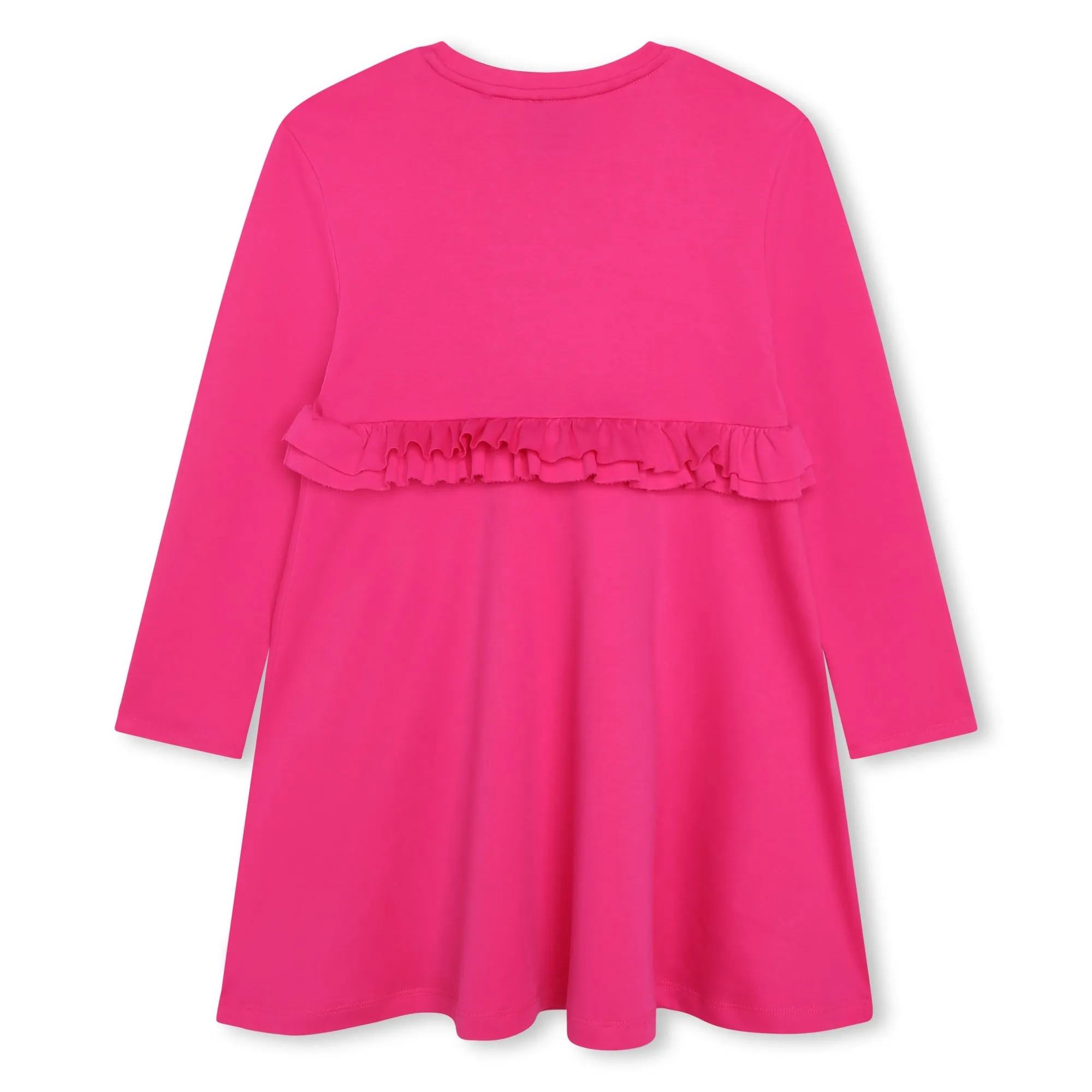 Pink Frilled Cotton Dress