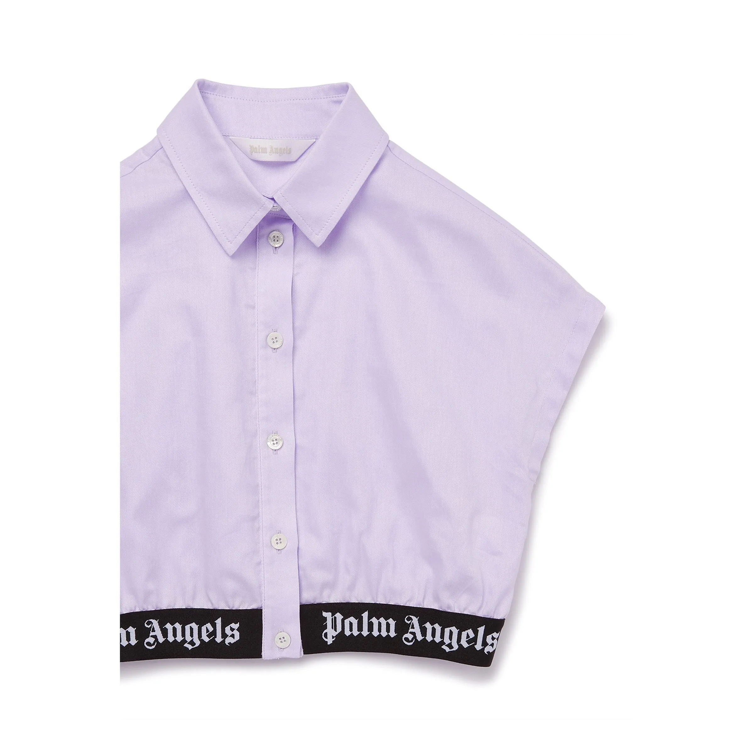 Pink Oxford Sleeveless Shirt