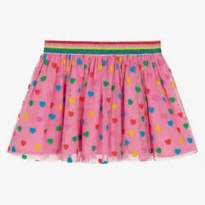Pink Party Hearts Tulle Skirt