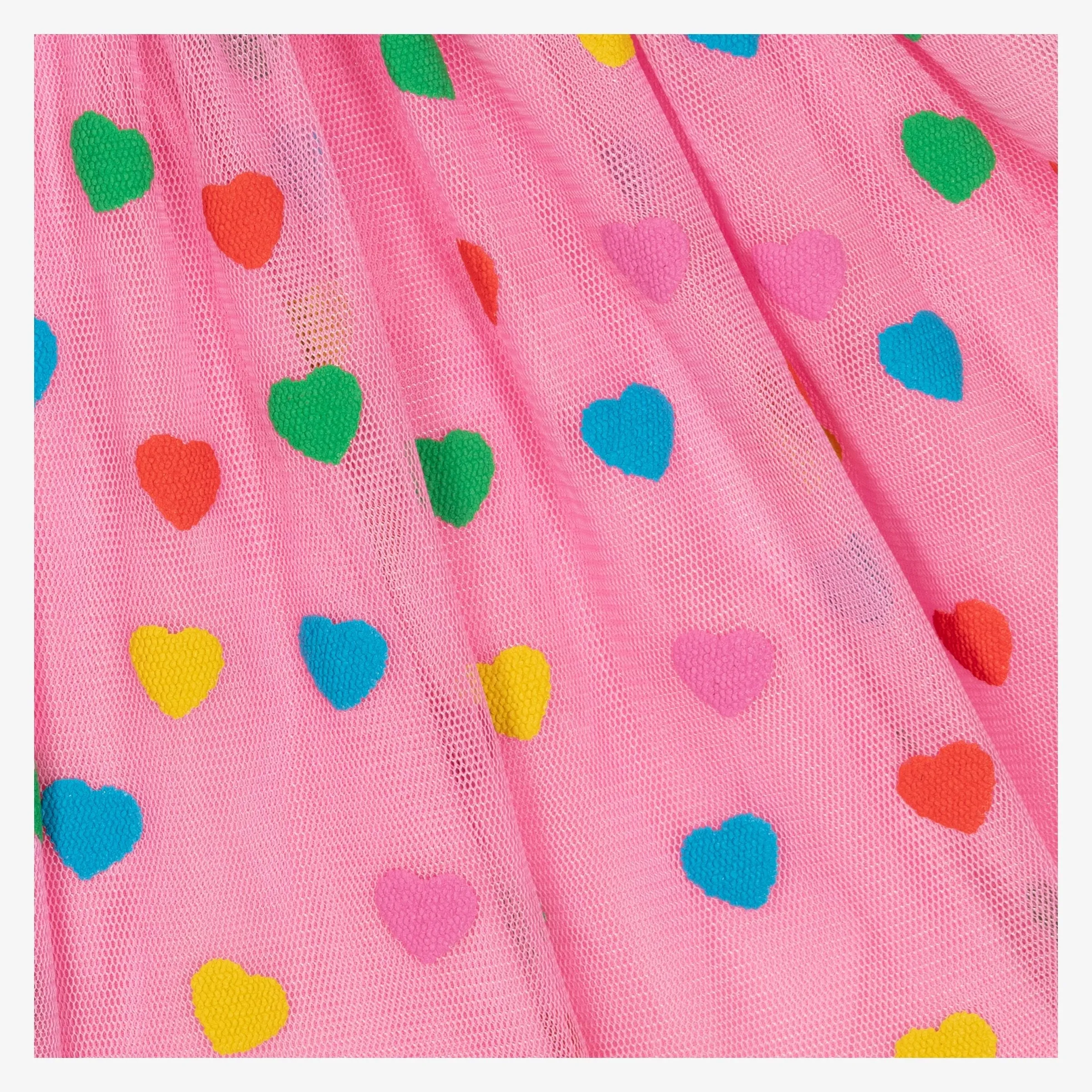 Pink Party Hearts Tulle Skirt