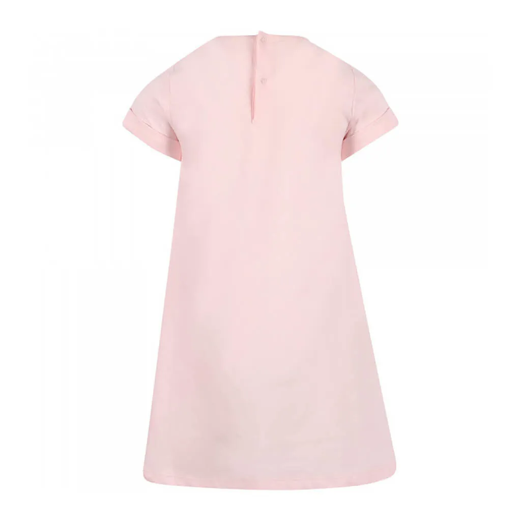 Pink Tulip Graphic Dress