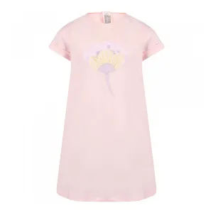 Pink Tulip Graphic Dress