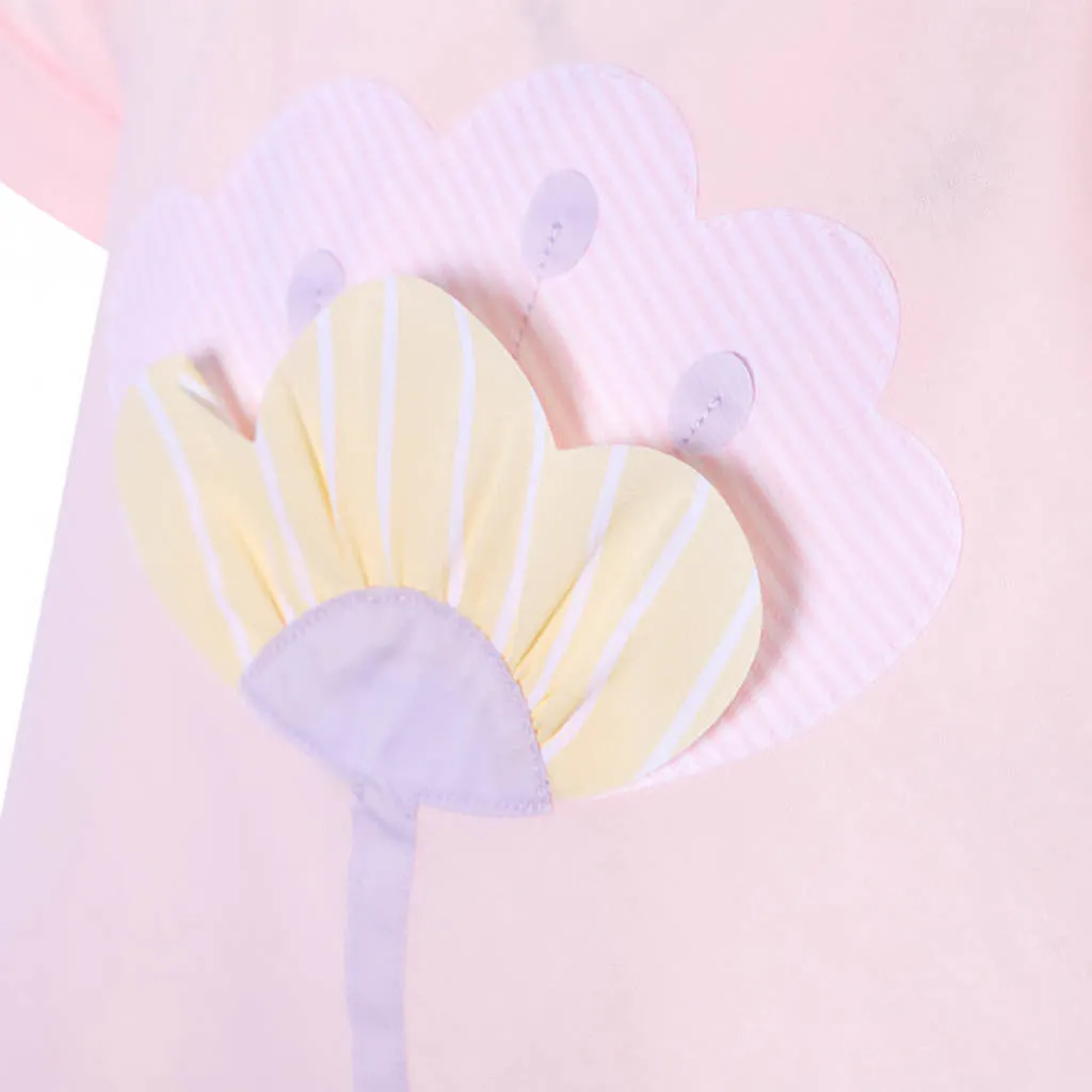 Pink Tulip Graphic Dress
