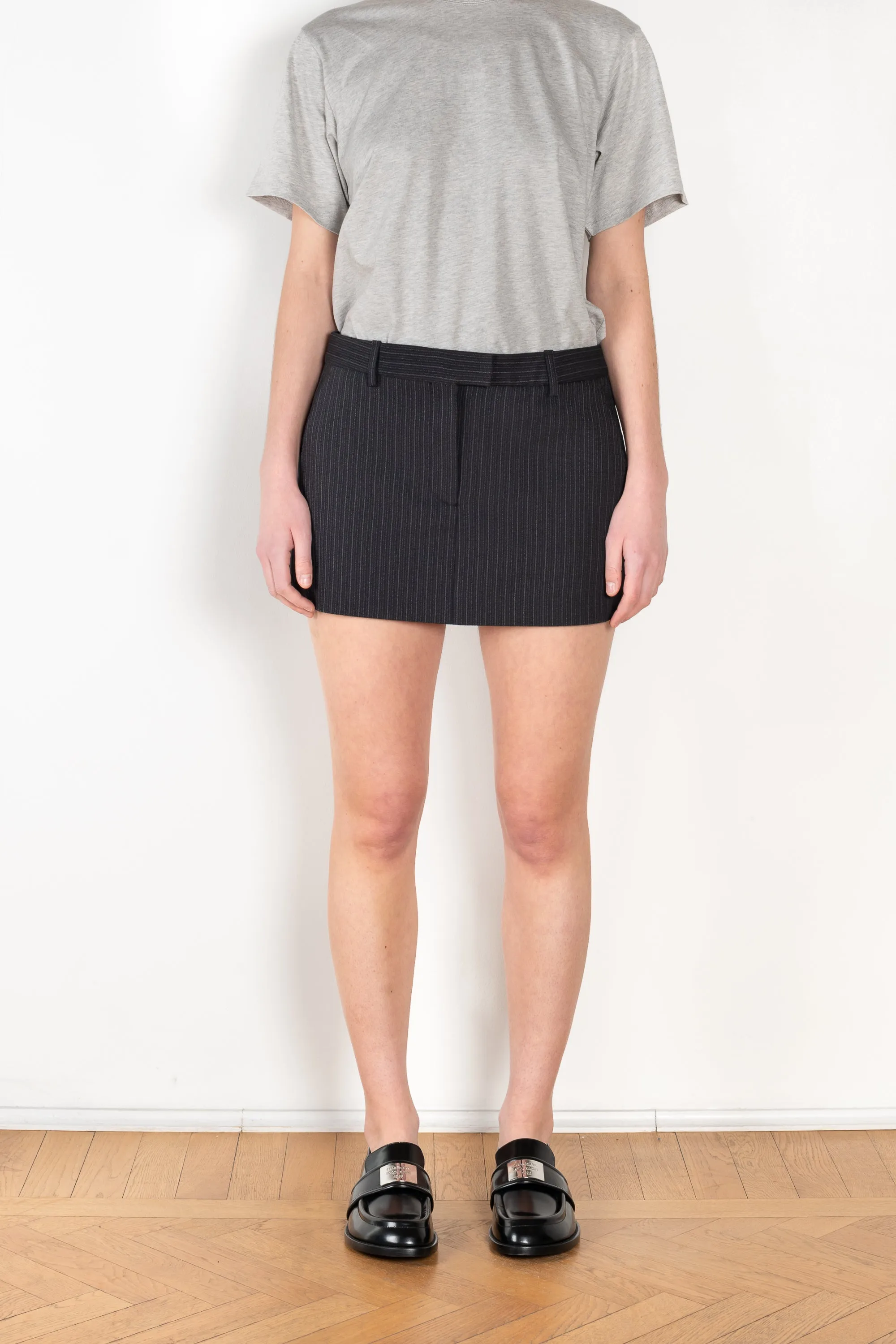 Pinstripe Skirt