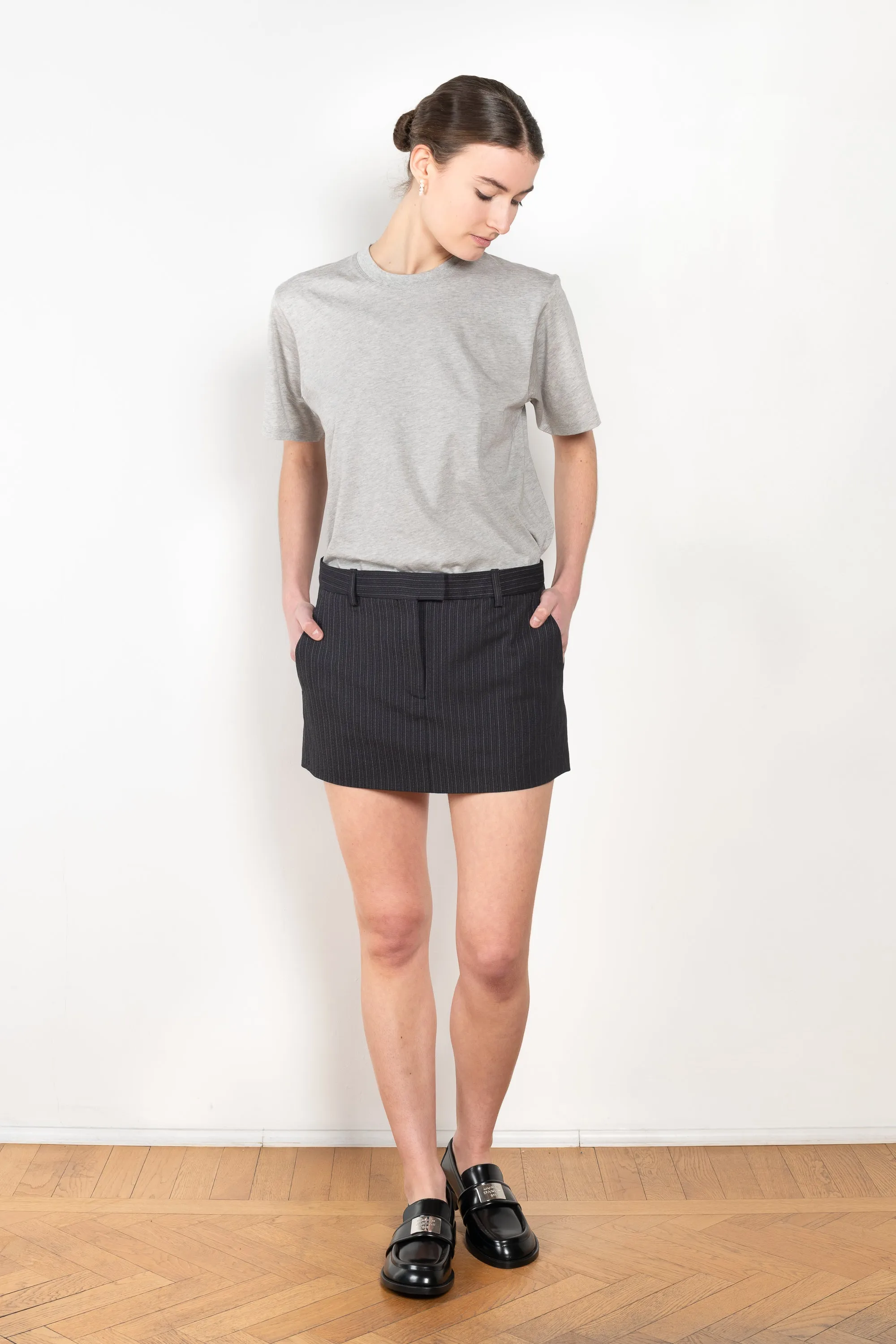 Pinstripe Skirt