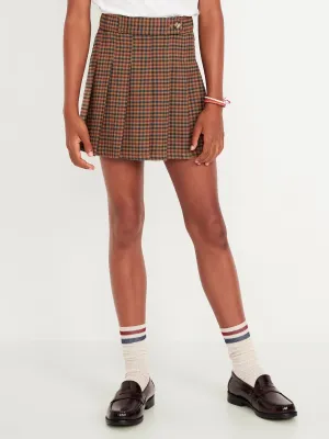 Plaid Pleated Skirt for Girls