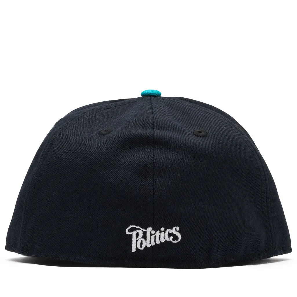 Politics x New Era 59FIFTY Fitted Hat - Ocean/Teal