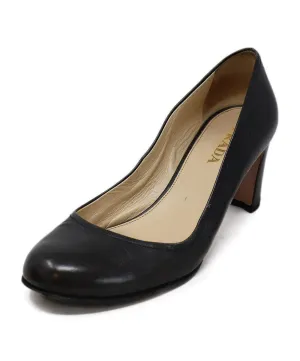 Prada Brown Leather Heels sz 7