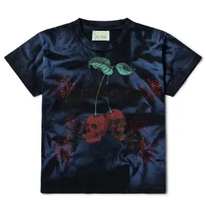 Premium Quality Aries Womens Sprayed Trash Cherries SS Tee Black  Limited Stock!