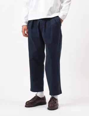 Premium Quality Bhode Two Pleat Pant - Midnight Navy Blue  Today Only!