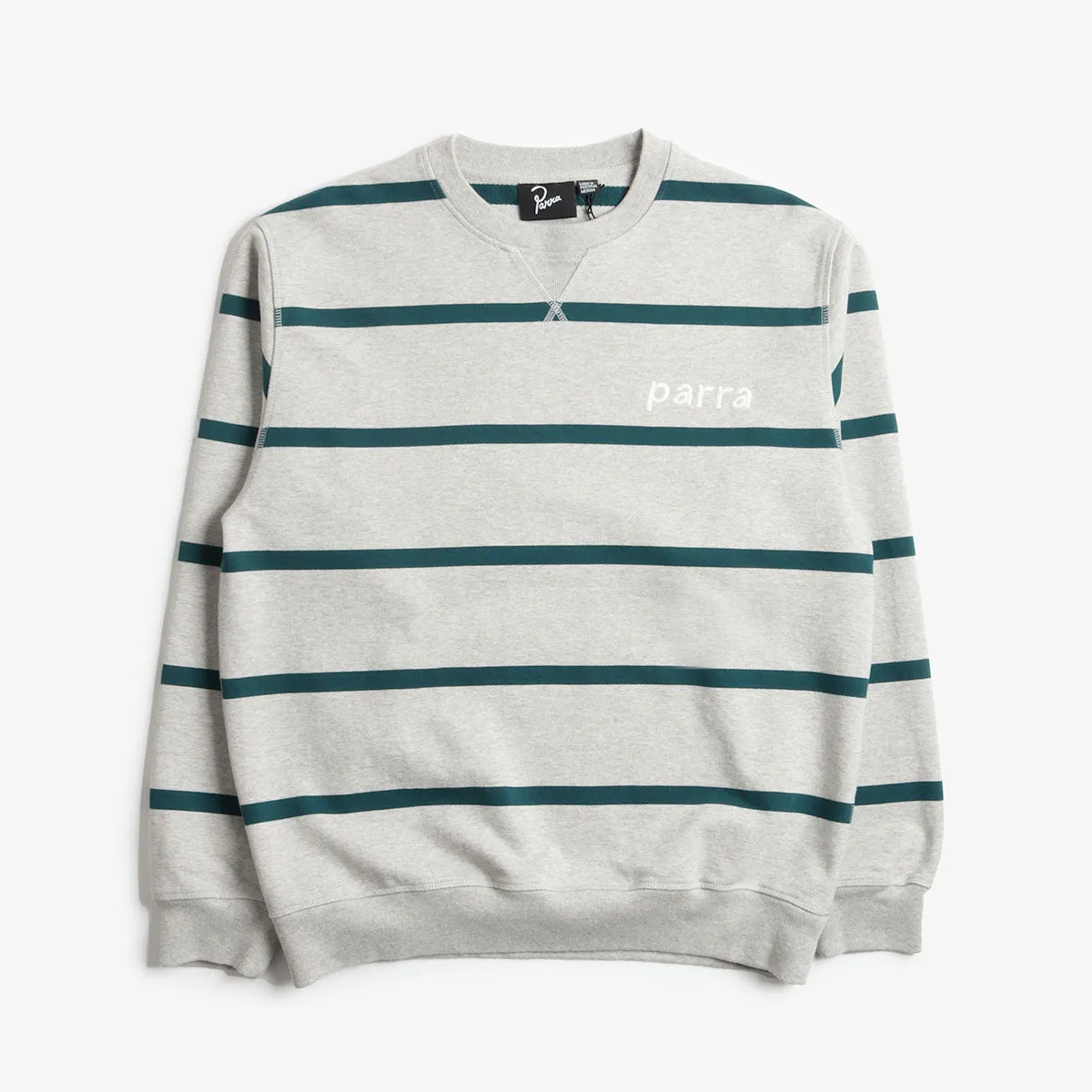 Premium Quality By Parra Pristine Striper Crew Neck Sweatshirt  Today Only!