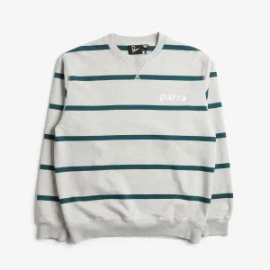 Premium Quality By Parra Pristine Striper Crew Neck Sweatshirt  Today Only!