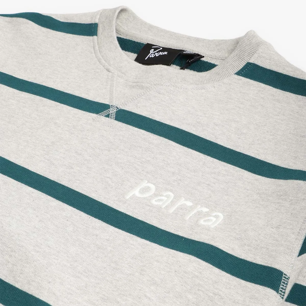 Premium Quality By Parra Pristine Striper Crew Neck Sweatshirt  Today Only!