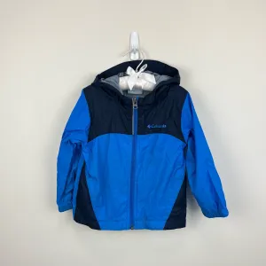 Premium Quality Columbia Boys Blue Windbreaker Jacket 3T  Ends Soon!