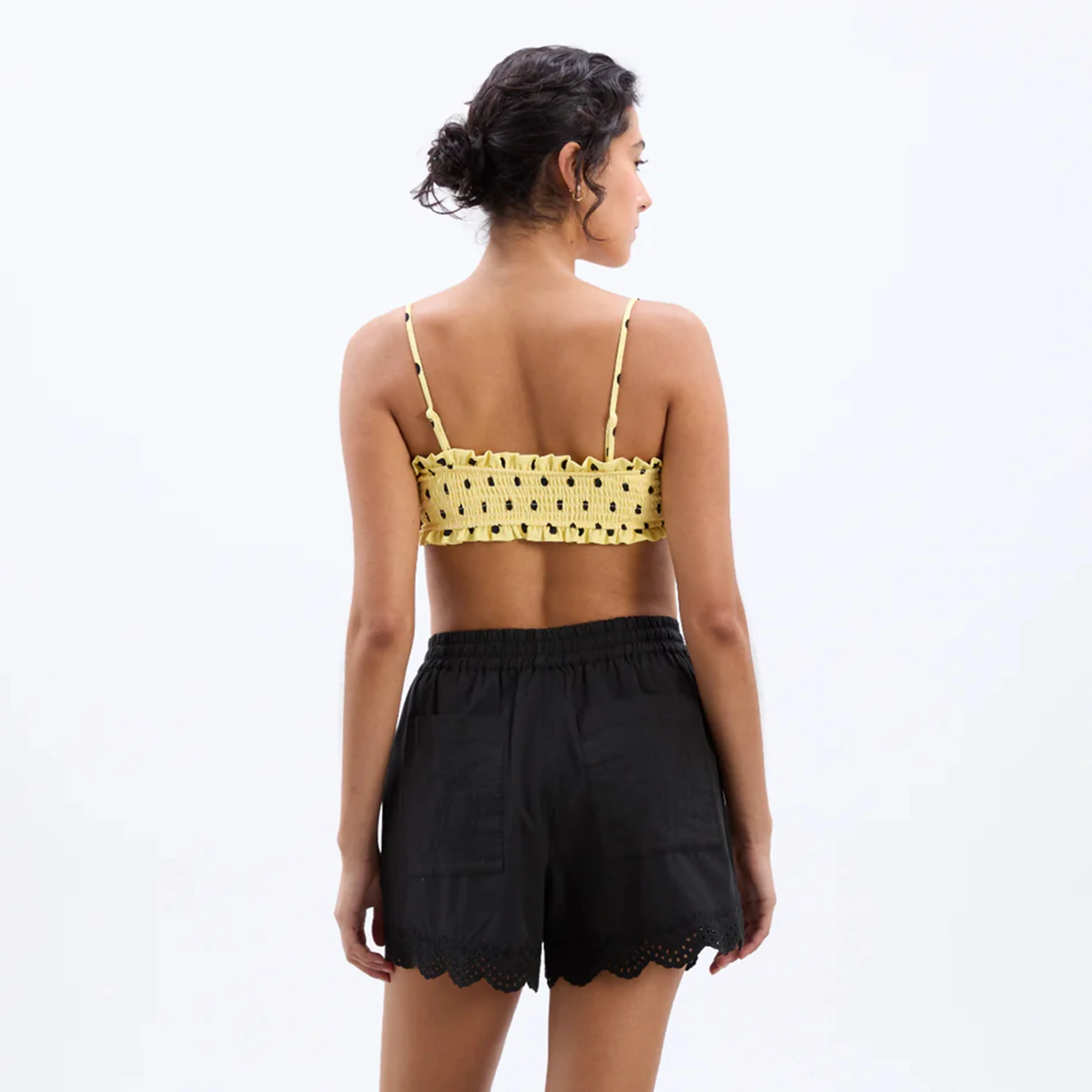 Premium Quality Damson Madder Blondey Shorts Black Embroidery  Last Few Pieces!