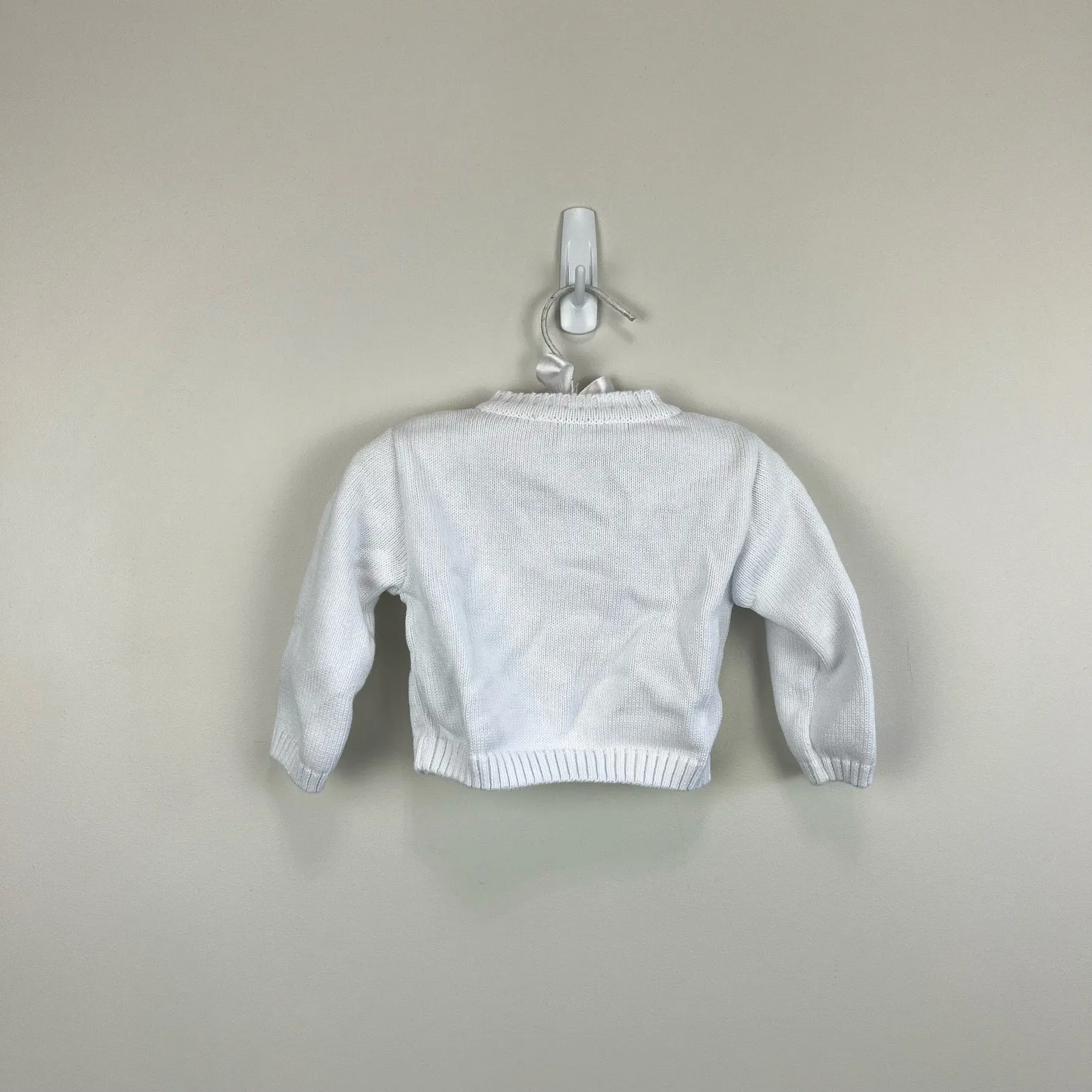 Premium Quality Sarah Louise White Cable Knit Cardigan 6 Months  Limited Stock!