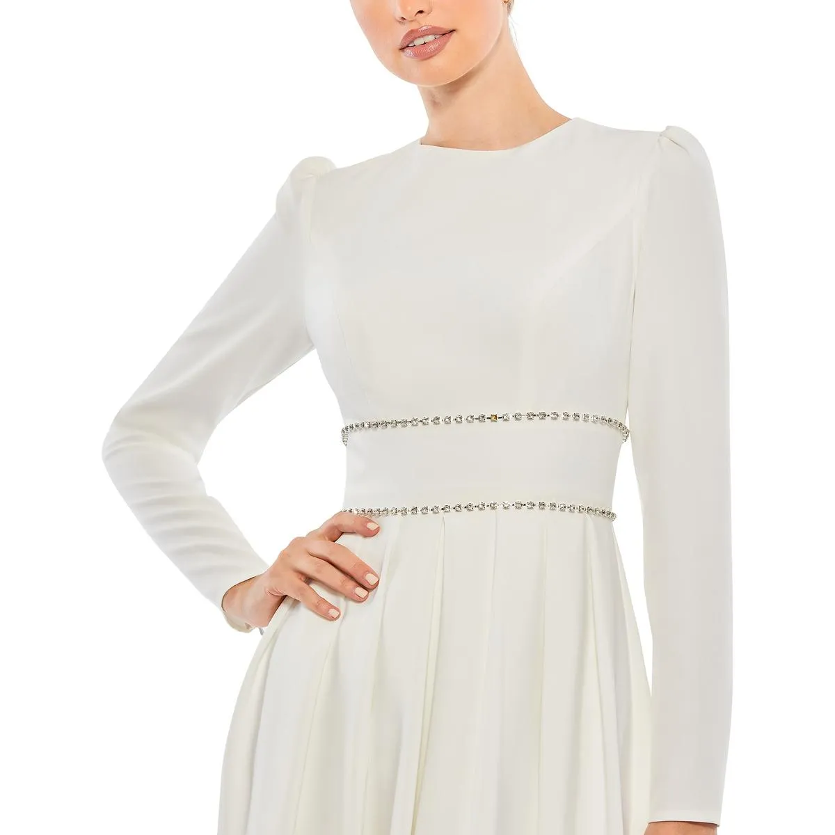 Premium Quality Womens Embellished Long Evening Dress  Ends Soon!