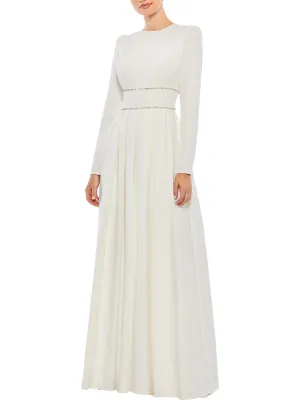 Premium Quality Womens Embellished Long Evening Dress  Ends Soon!