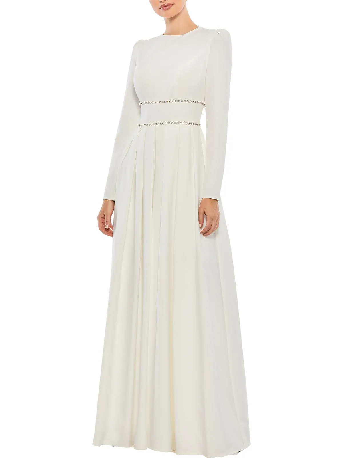 Premium Quality Womens Embellished Long Evening Dress  Ends Soon!