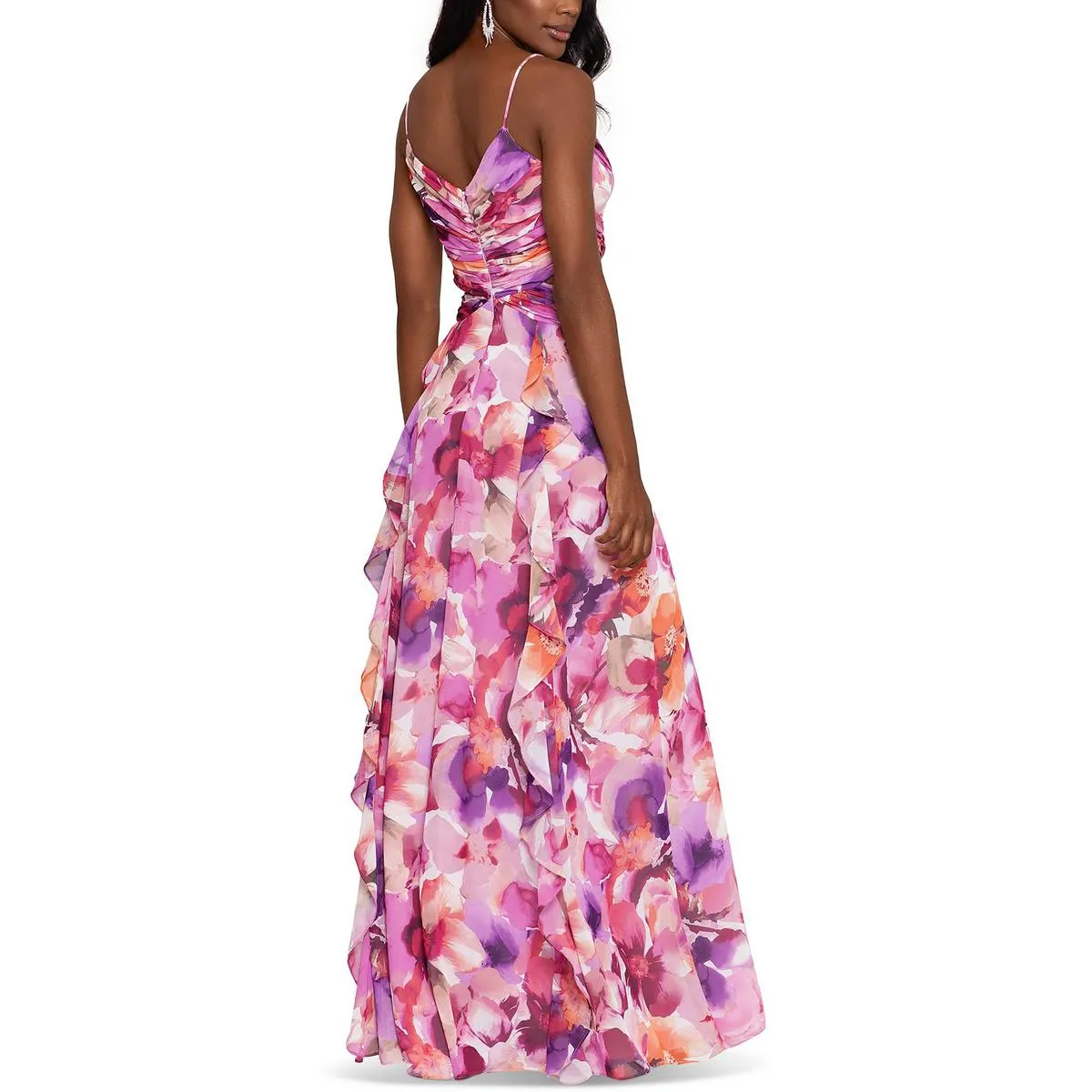 Premium Quality Womens Sheer Cut-Out Evening Dress  Limited Availability!