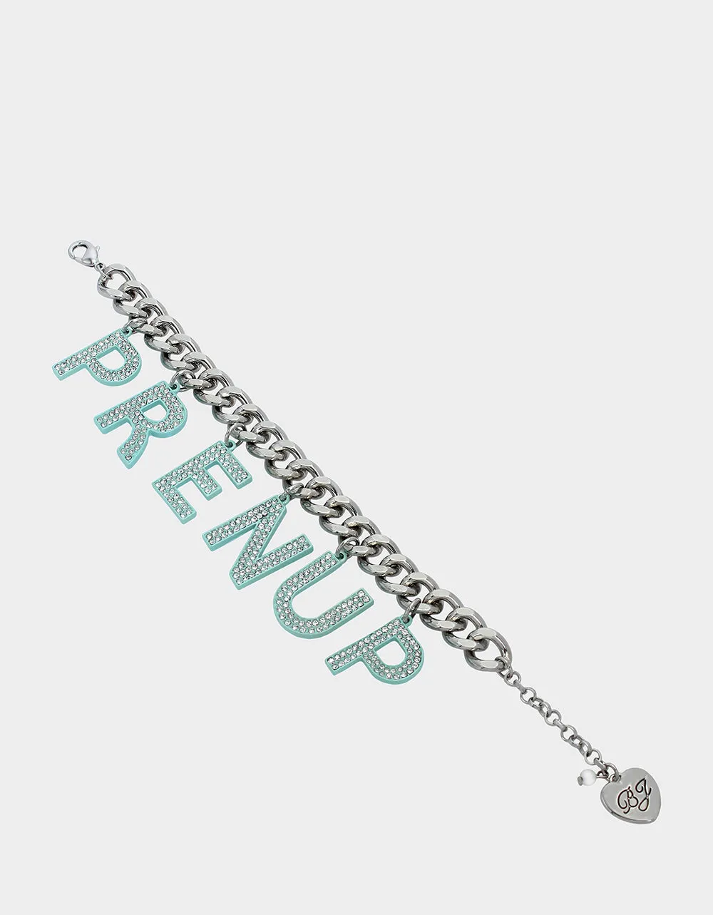 PRENUP CHARM BRACELET CRYSTAL Betsey Johnson