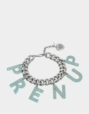 PRENUP CHARM BRACELET CRYSTAL Betsey Johnson