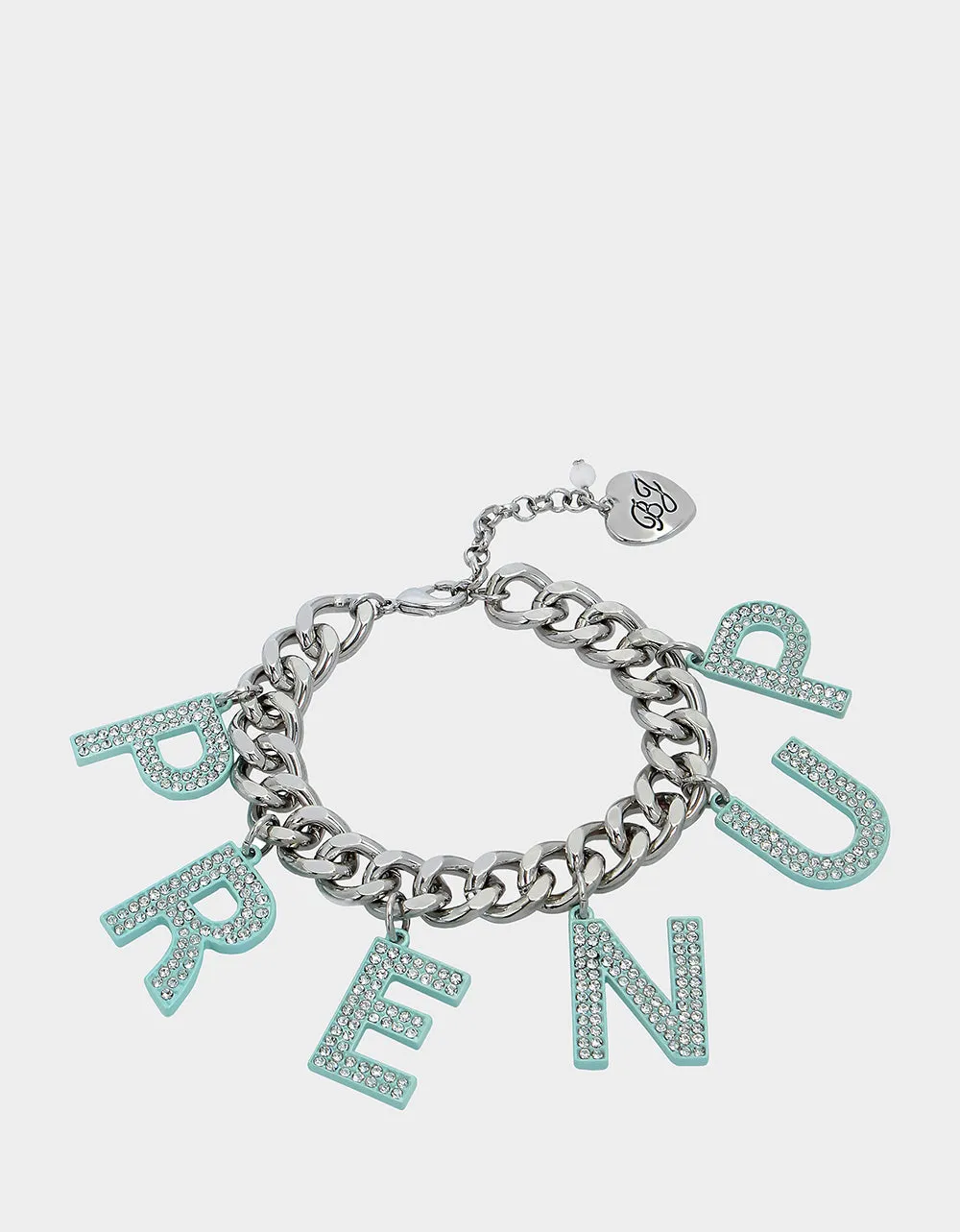 PRENUP CHARM BRACELET CRYSTAL Betsey Johnson