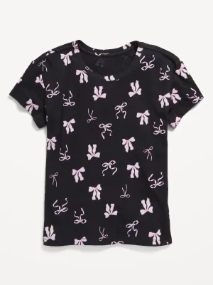 Printed Softest Short-Sleeve T-Shirt for Girls