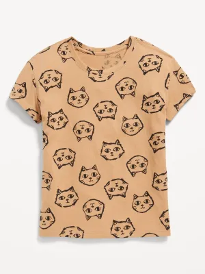 Printed Softest Short-Sleeve T-Shirt for Girls
